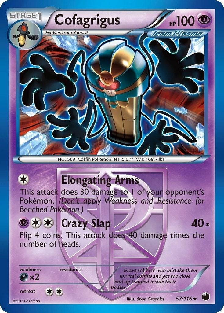 Image for Cofagrigus (Team Plasma) (57) (57/116) (Plasma Freeze) - Pokemon