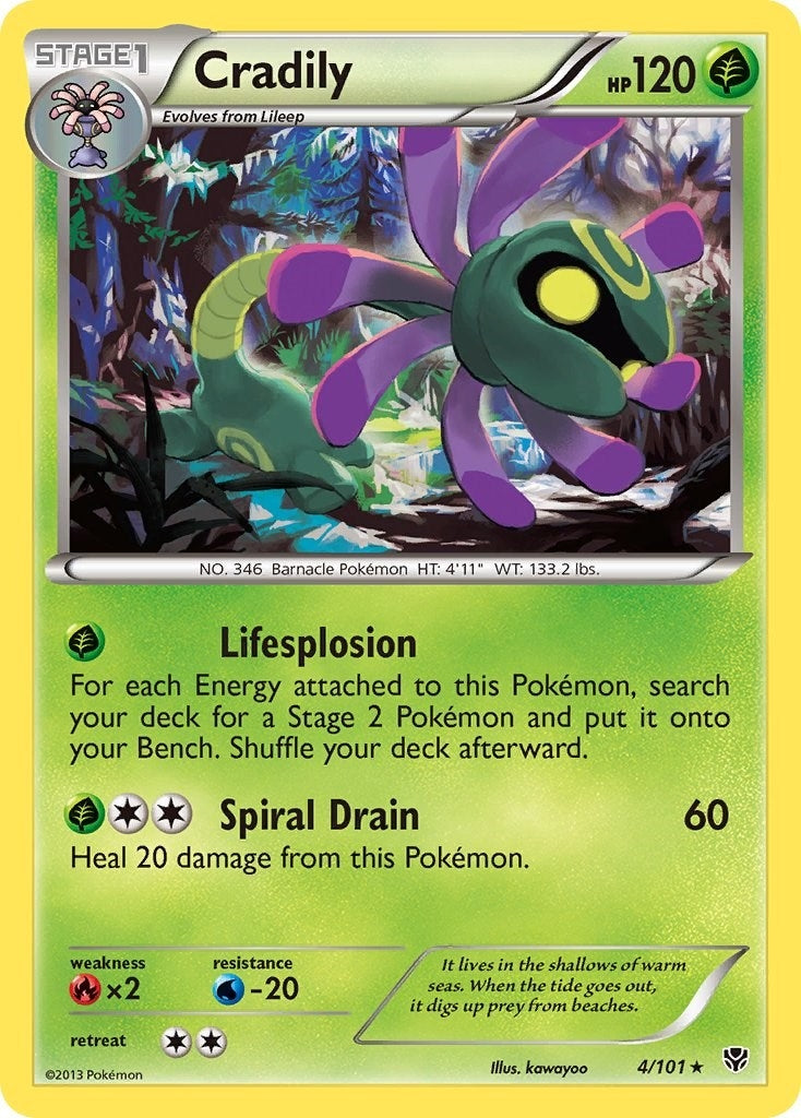 Image for Cradily (4/101) (Plasma Blast) - Pokemon