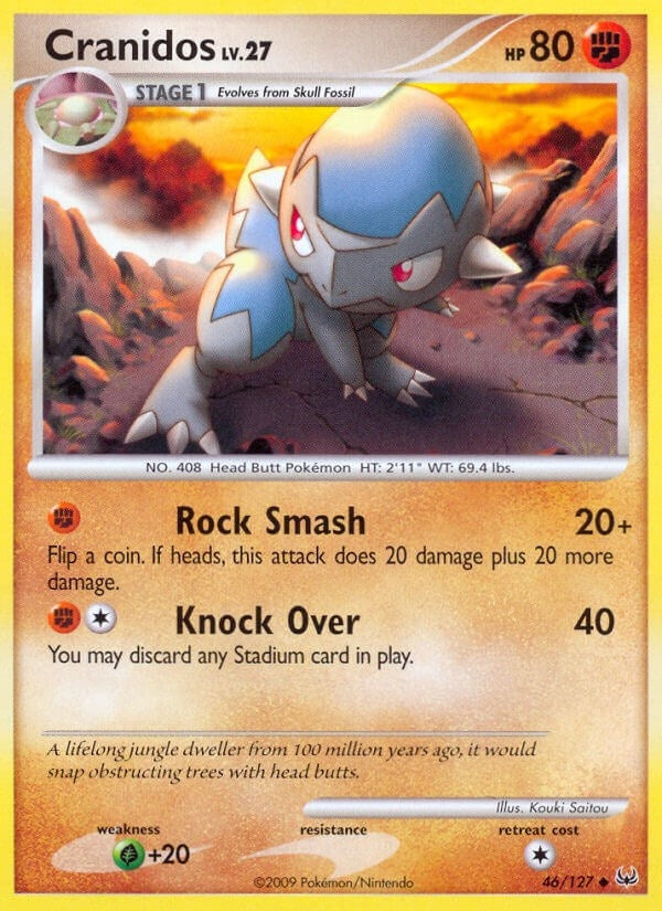 Image for Cranidos (46/127) (Platinum) - Pokemon