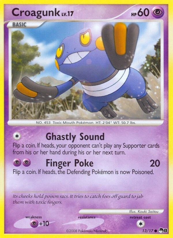 Image for Croagunk (13/17) (POP Series 8) - Pokemon