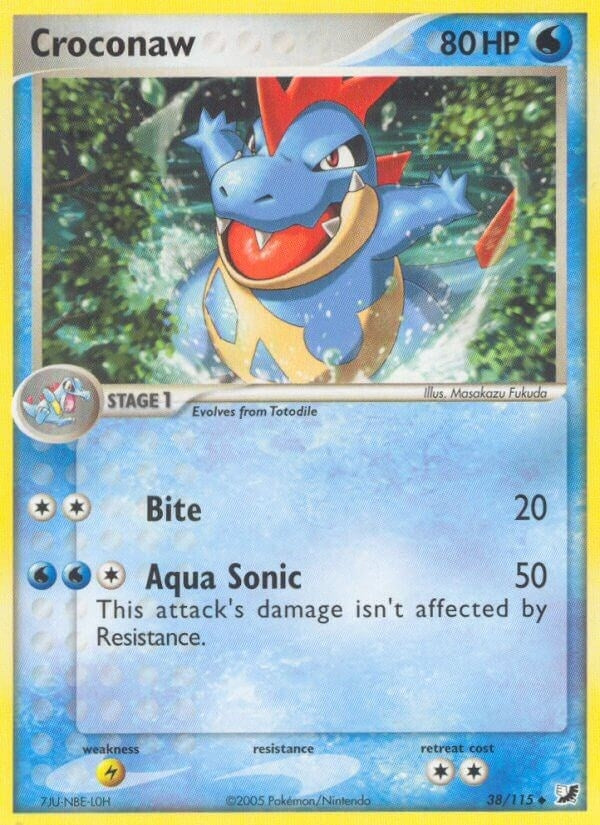 Image for Croconaw (38/115) (Unseen Forces) - Pokemon