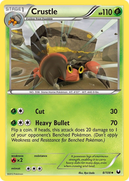 Image for Crustle (8/108) (Dark Explorers) - Pokemon