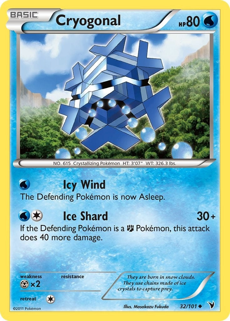Image for Cryogonal (32) (32/101) (Noble Victories) - Pokemon