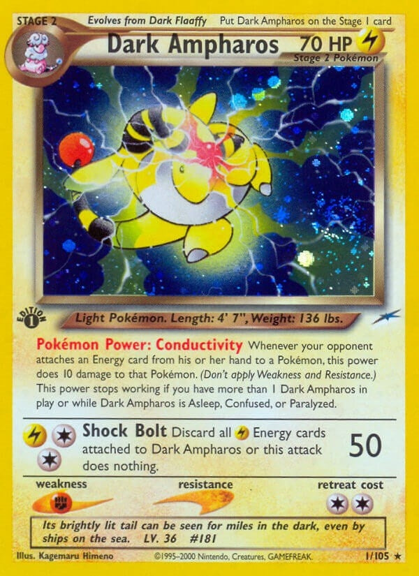 Image for Dark Ampharos (001/105) (Neo Destiny) - Pokemon