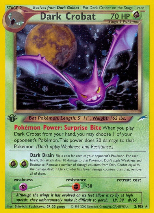 Image for Dark Crobat (002/105) (Neo Destiny) - Pokemon