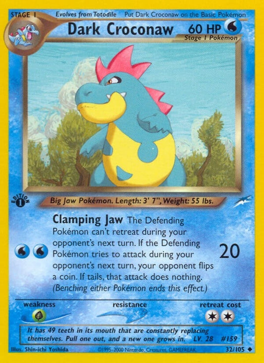 Image for Dark Croconaw (032/105) (Neo Destiny) - Pokemon