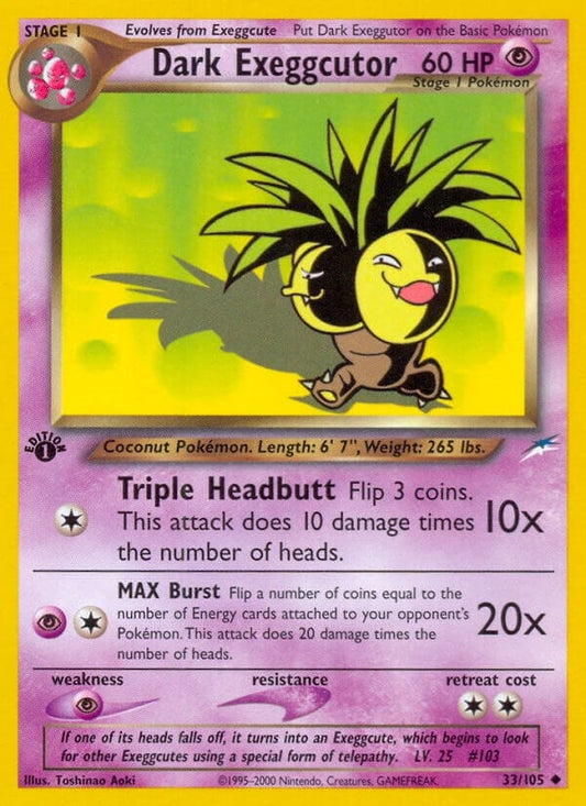 Image for Dark Exeggcutor (033/105) (Neo Destiny) - Pokemon