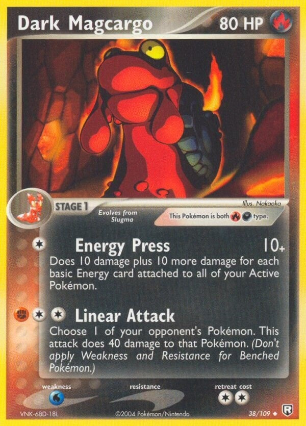 Image for Dark Magcargo (38/109) (Team Rocket Returns) - Pokemon