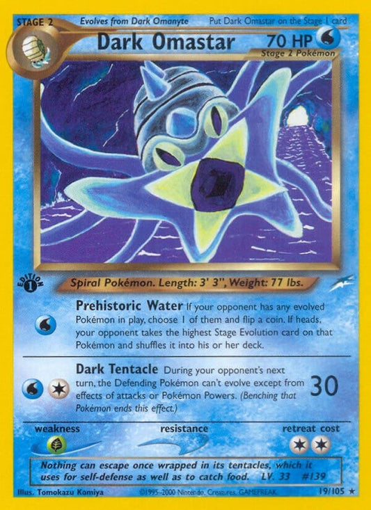 Image for Dark Omastar (019/105) (Neo Destiny) - Pokemon