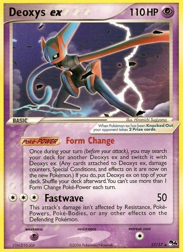 Image for Deoxys ex (017/017) (POP Series 4) - Pokemon