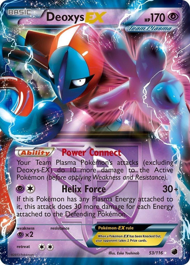 Image for Deoxys EX (Team Plasma) (53/116) (Plasma Freeze) - Pokemon