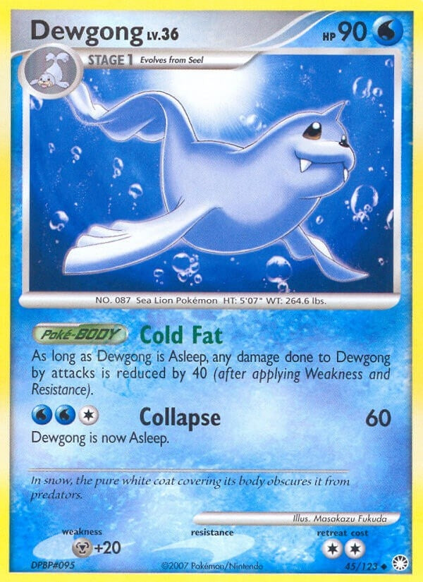 Image for Dewgong (45/123) (Mysterious Treasures) - Pokemon