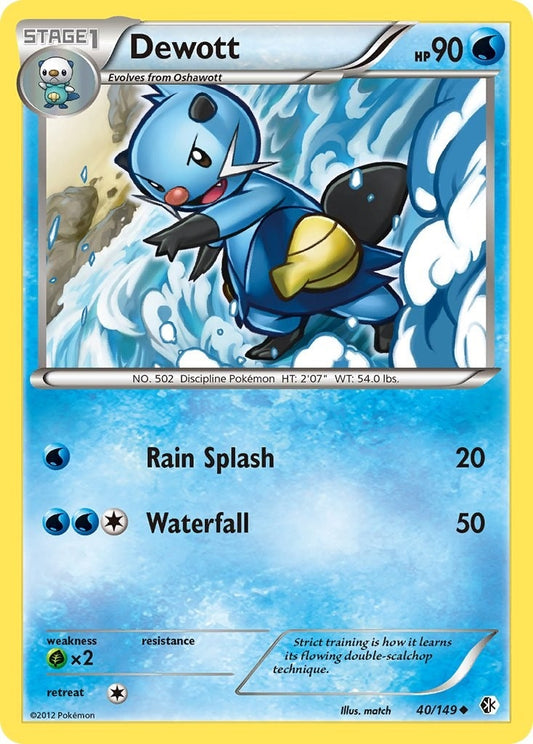 Image for Dewott (40/149) (Boundaries Crossed) - Pokemon
