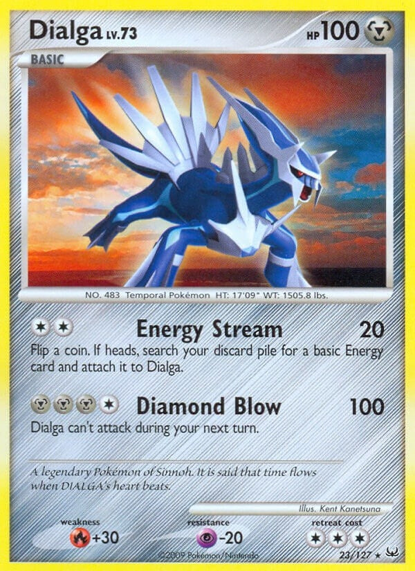 Image for Dialga (23) (23/127) (Platinum) - Pokemon
