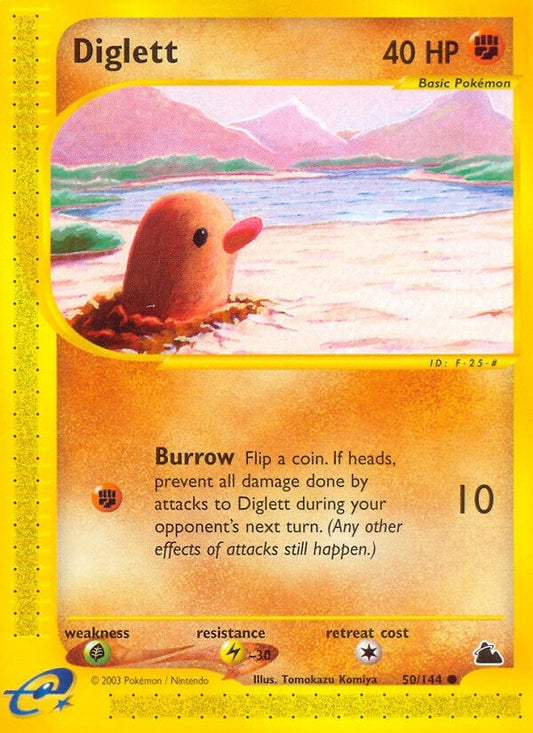 Image for Diglett (050/144) (Skyridge) - Pokemon