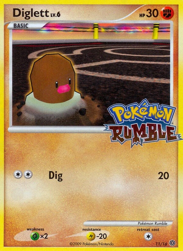 Image for Diglett (11) (Rumble) - Pokemon