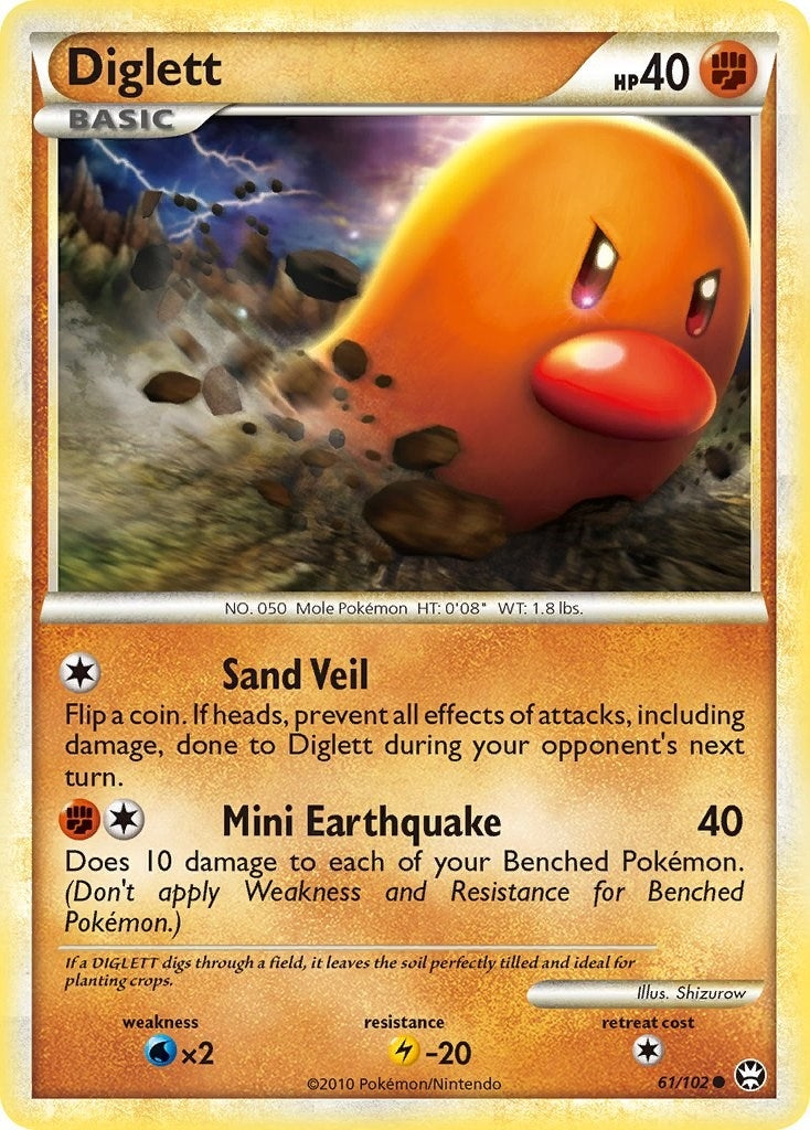 Image for Diglett (61/102) (Triumphant) - Pokemon