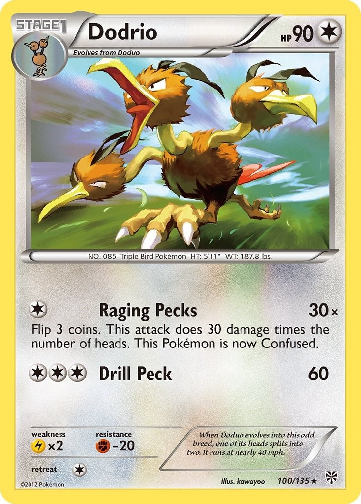 Image for Dodrio (100/135) (Plasma Storm) - Pokemon