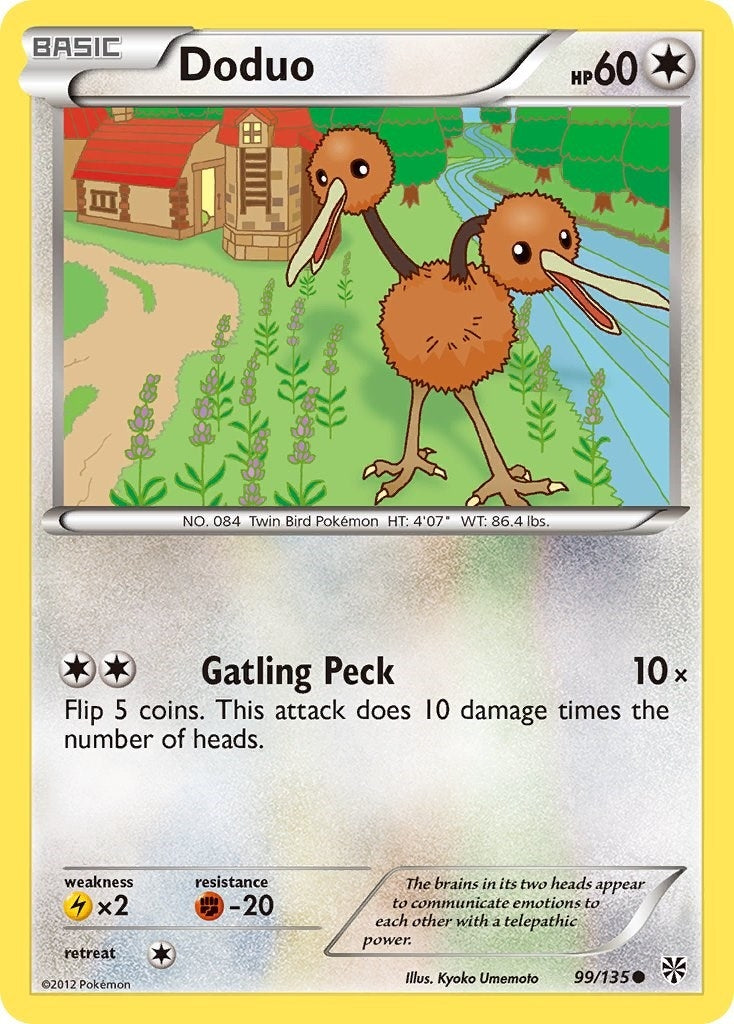 Image for Doduo (99/135) (Plasma Storm) - Pokemon