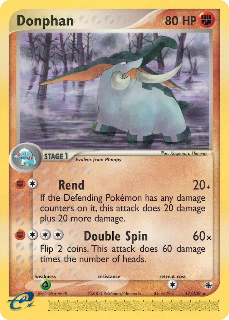 Image for Donphan (17/109) (Ruby and Sapphire) - Pokemon