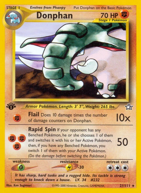 Image for Donphan (021/111) (Neo Genesis) - Pokemon