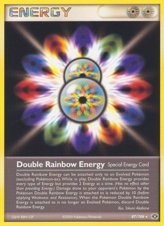Image for Double Rainbow Energy (87/106) (Emerald) - Pokemon