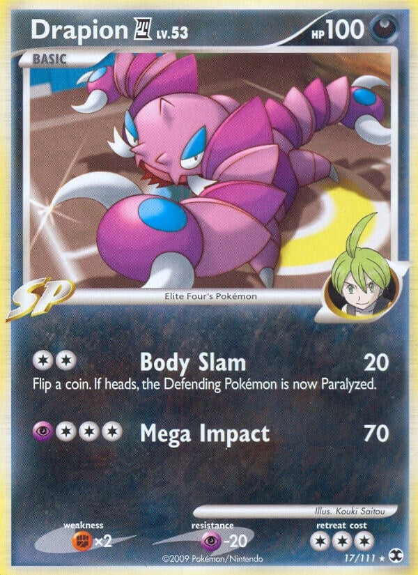Image for Drapion E4 (17/111) (Rising Rivals) - Pokemon