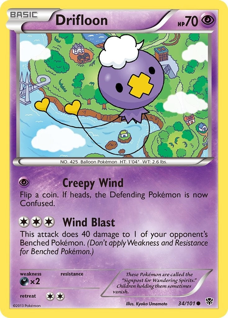 Image for Drifloon (34/101) (Plasma Blast) - Pokemon