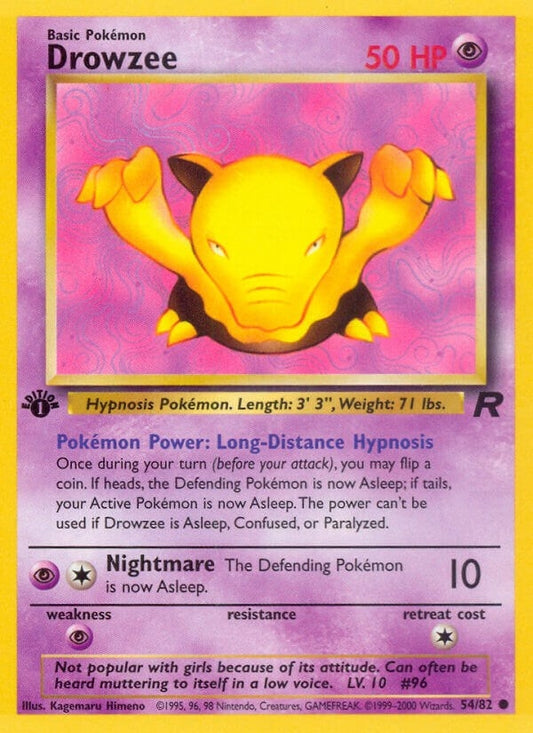 Image for Drowzee (54/82) (Team Rocket) - Pokemon