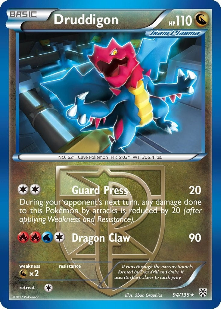 Image for Druddigon (Team Plasma) (94/135) (Plasma Storm) - Pokemon