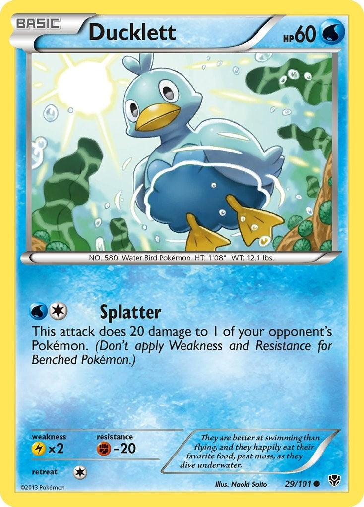 Image for Ducklett (29/101) (Plasma Blast) - Pokemon