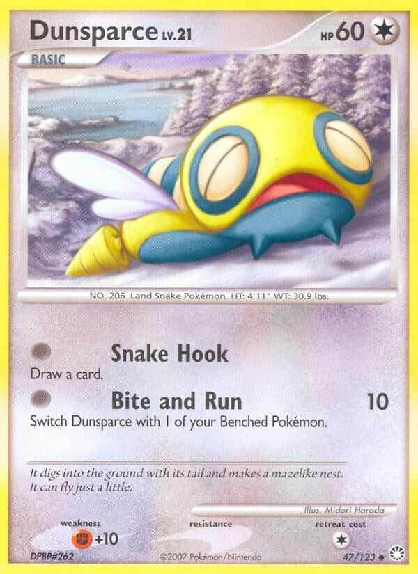 Image for Dunsparce (47/123) (Mysterious Treasures) - Pokemon