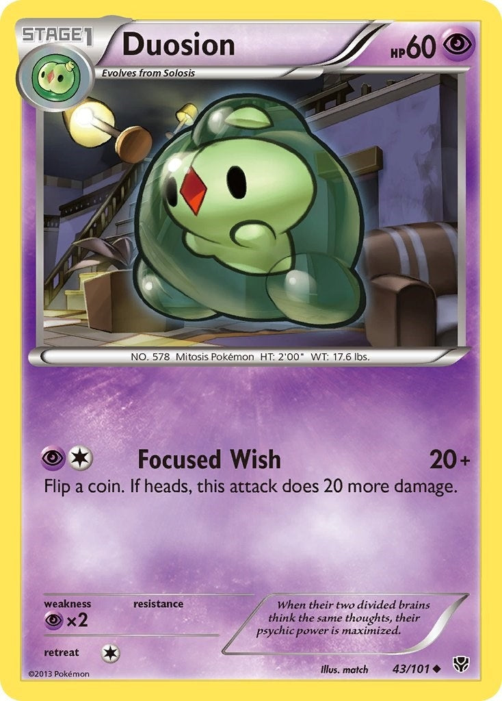 Image for Duosion (43/101) (Plasma Blast) - Pokemon