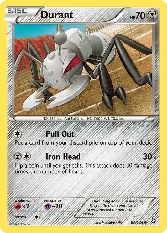Image for Durant (83/124) (Dragons Exalted) - Pokemon