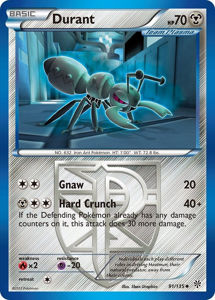 Image for Durant (Team Plasma) (91) (91/135) (Plasma Storm) - Pokemon