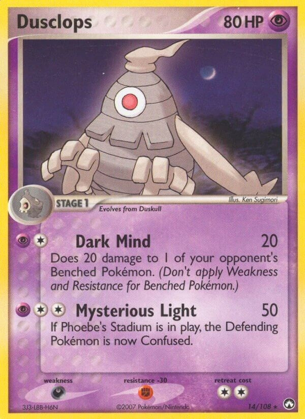 Image for Dusclops (14/108) (Power Keepers) - Pokemon