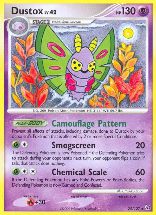 Image for Dustox (25/127) (Platinum) - Pokemon