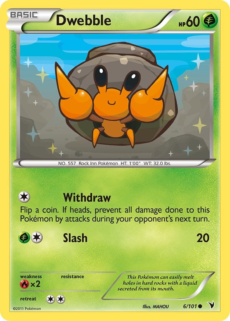 Image for Dwebble (6/101) (Noble Victories) - Pokemon