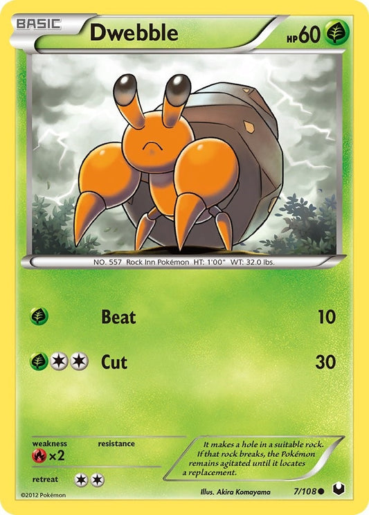 Image for Dwebble (7/108) (Dark Explorers) - Pokemon