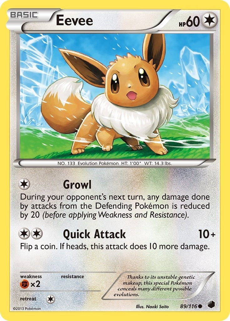 Image for Eevee (89) (89/116) (Plasma Freeze) - Pokemon