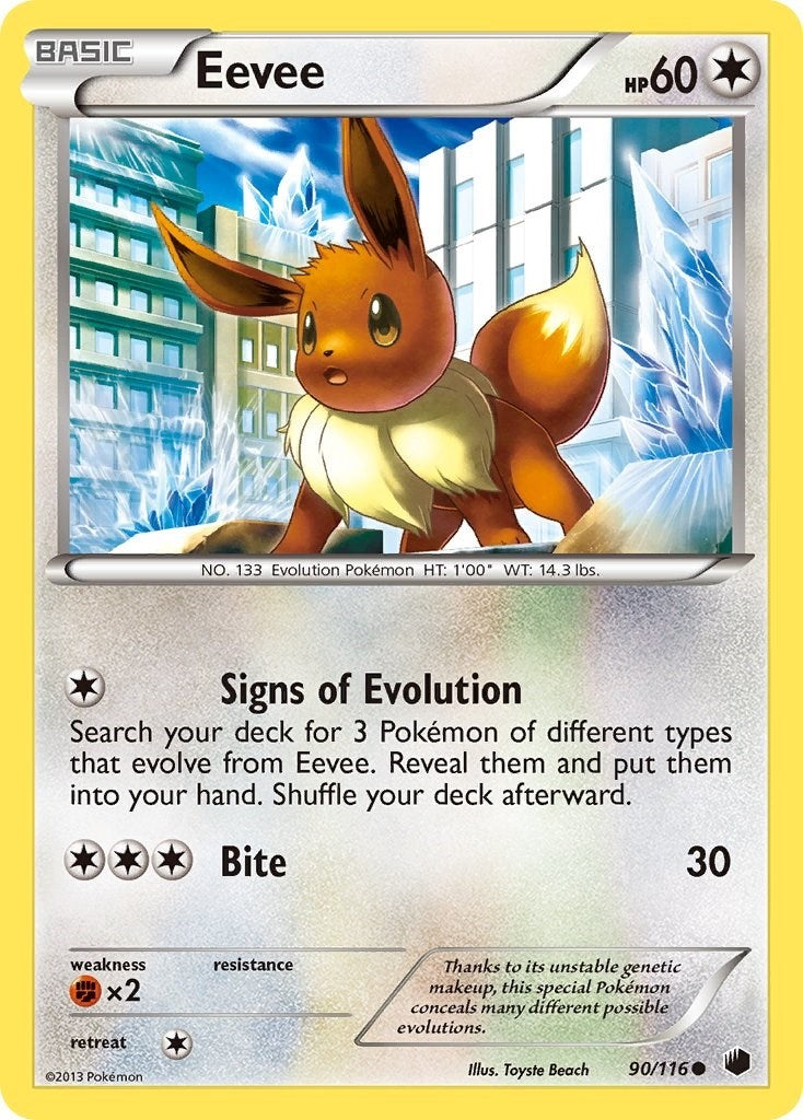 Image for Eevee (90) (90/116) (Plasma Freeze) - Pokemon