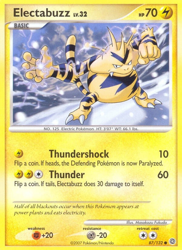 Image for Electabuzz (87/132) (Secret Wonders) - Pokemon