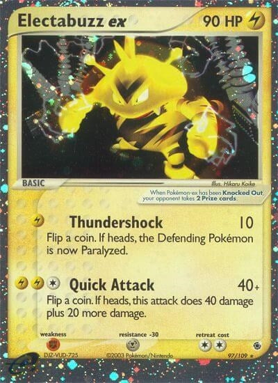 Image for Electabuzz ex (97/109) (Ruby and Sapphire) - Pokemon