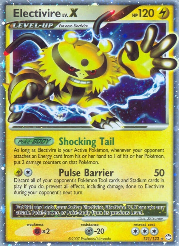 Image for Electivire LV.X (121/123) (Mysterious Treasures) - Pokemon
