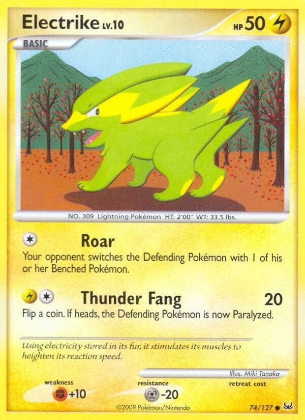 Image for Electrike (74/127) (Platinum) - Pokemon