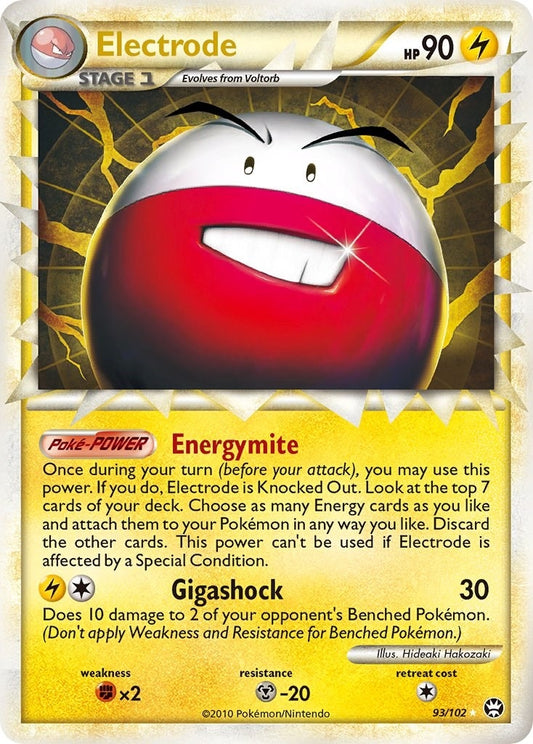 Image for Electrode (Prime) (93/102) (Triumphant) - Pokemon
