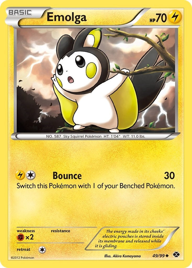 Image for Emolga (49/99) (Next Destinies) - Pokemon