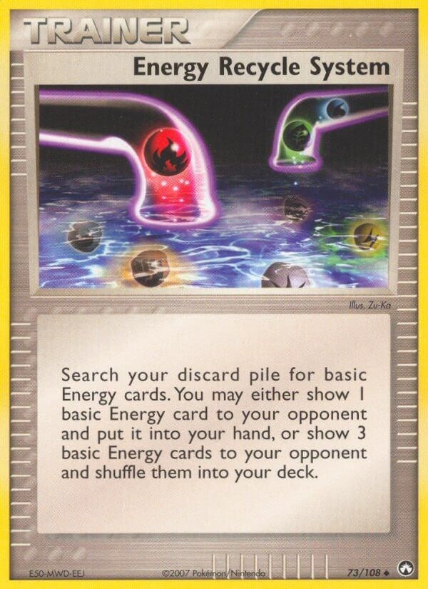 Image for Energy Recycle System (73/108) (Power Keepers) - Pokemon