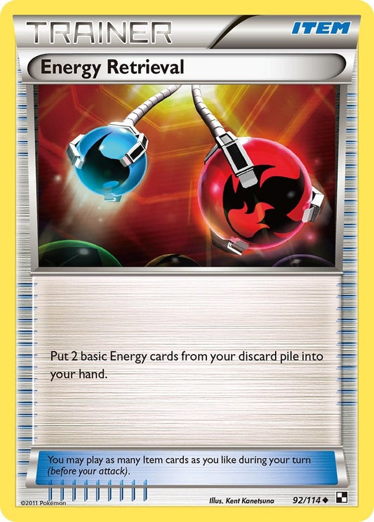 Image for Energy Retrieval (92/114) (Black and White) - Pokemon