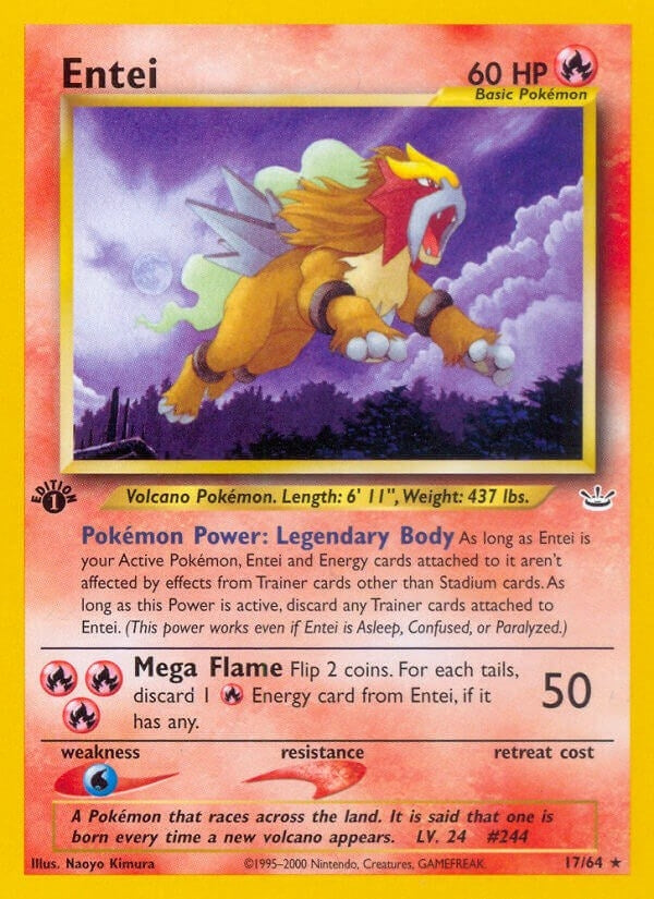 Image for Entei (17) (17/64) (Neo Revelation) - Pokemon